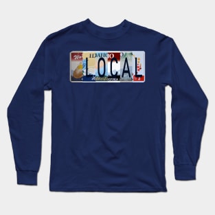 Idaho Local, License Plates Long Sleeve T-Shirt